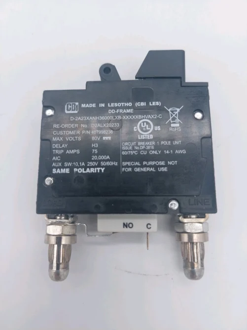 CBI Circuit Breaker D2ALX20233 407998236 D-2A23XANH36000LXB DD-FRAME 60A