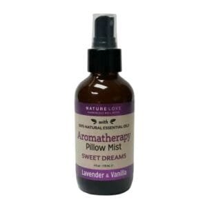 NATURE LOVE - Aromatherapy Pillow Spray Mist Lavender + Vanilla 4oz Sweet Dreams