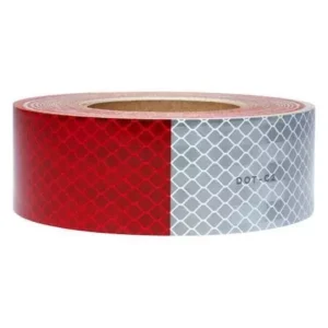 3M Flexible Prismatic Conspicuity Markings 913-32 Red/White, DOT, 2 in x 150 FT - Image 4