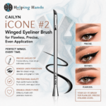Cailyn iCONE #2 Winged Eyeliner Brush for Flawless, Precise, Even Application