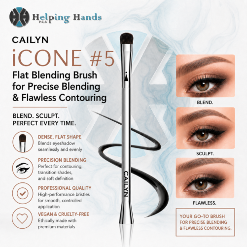 Cailyn iCONE #5 Flat Blending Brush for Precise Blending & Flawless Contouring