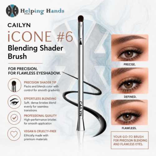 Cailyn iCONE #6 Blending Shader Brush for Precision Flawless Eyeshadow