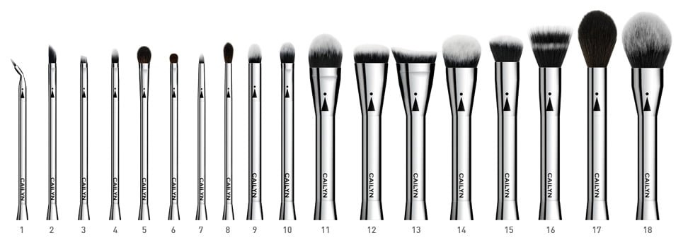 Cailyn iCONE 1-18 Complete Brush Set - MSRP $517.00 - As Seen On Oprah.