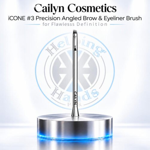 Cailyn iCONE #3 Precision Angled Brow & Eyeliner Brush for Flawless Definition