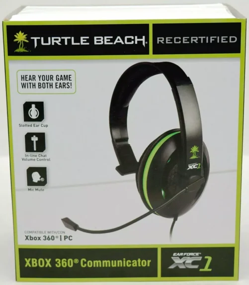 Turtle Beach Ear Force XC1 XBox 360 Live COMMUNICATOR Chat Gaming Headset