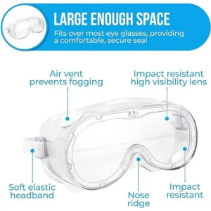 24 x Safety Goggles Anti Fog Splash Resistant Safety Goggles, Eye Protection - Image 5