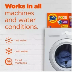 Tide PODS Liquid Laundry Detergent Pacs Spring Meadow (156 Count) - Image 5