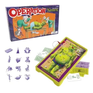 OPERATION :Shrek - Collectible Silly Skill Board Game, Perform Surgery On Shrek