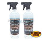 2 NEW Lux Clean Vinegar & Lavender Oil No 3 Multi Purpose Spray Cleaner 32 fl oz