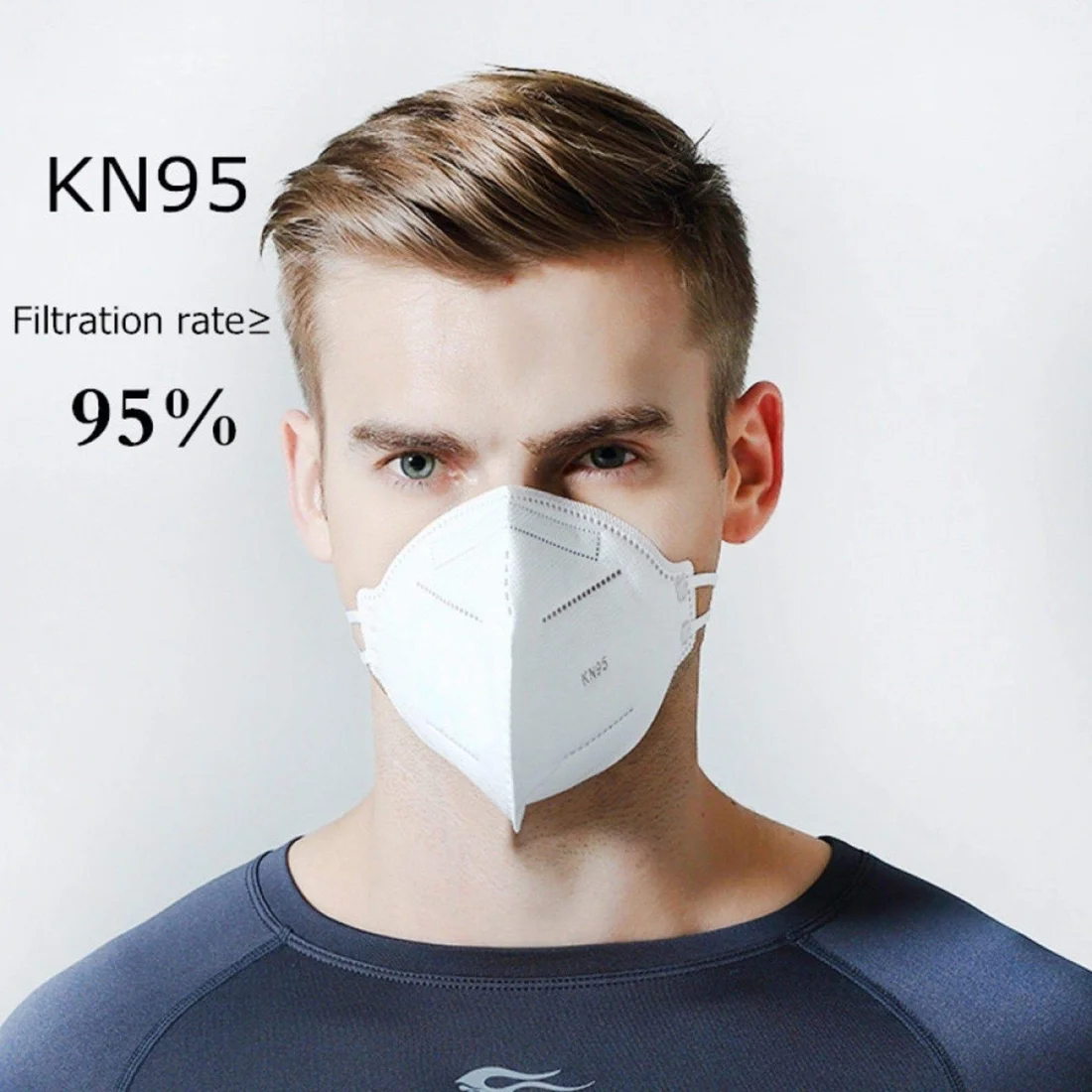 KN95 Face Mask Medical Protective Device 2 Masks Per Package - Image 4