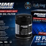 12 Prime Guard POF1403 High Efficiency Heavy Duty Spin-On Oil Filter 30 Microns