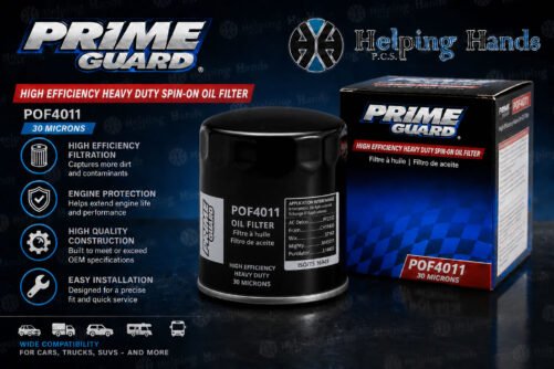 Prime Guard POF4011 High Efficiency Heavy Duty Spin-On Oil Filter 30 Microns