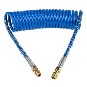 Blue Coiled Air Brake Hose, 40" Lead World American WA451039NBLUE