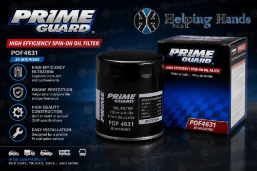 Prime Guard POF4631 High Efficiency Heavy Duty Spin-On Oil Filter 30 Microns