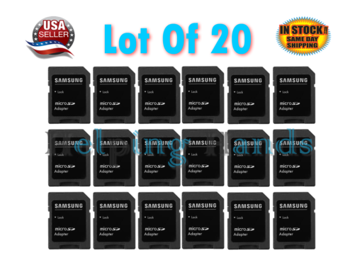 20 x OEM Samsung microSD micro SD to SD SDHC Adapter fit 4GB 8GB 16GB 32GB 64GB