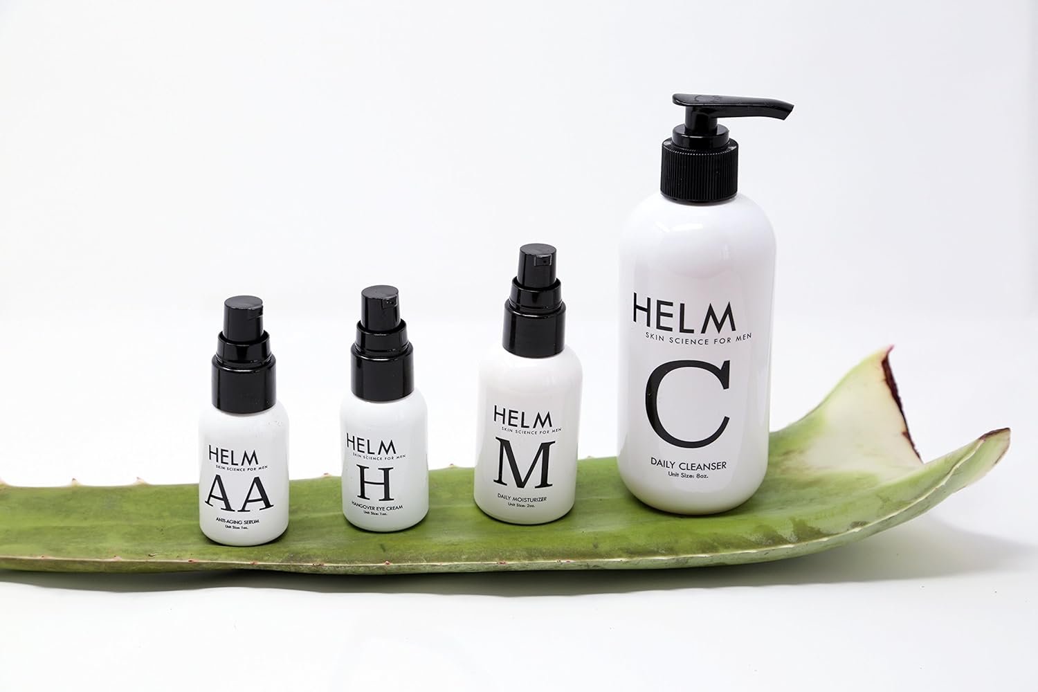 Helm Anti-Aging, Repairing Serum, Eye Cream, Daily moisturizer, Cleanser for Men - Image 2