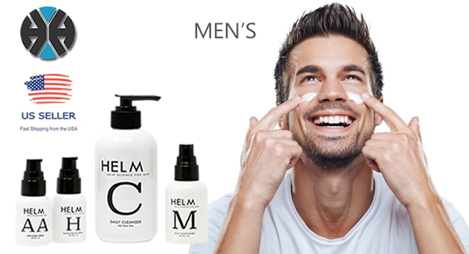 Helm Anti-Aging, Repairing Serum, Eye Cream, Daily moisturizer, Cleanser for Men - Image 9