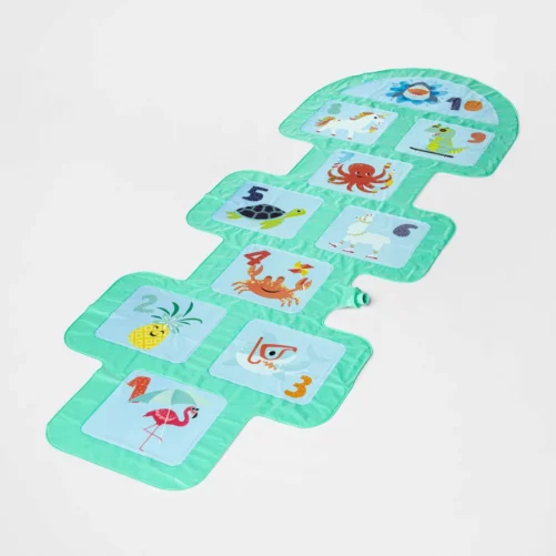 New - Hopscotch Splash Pad Sprinkler 7 ft - Cool Active Play