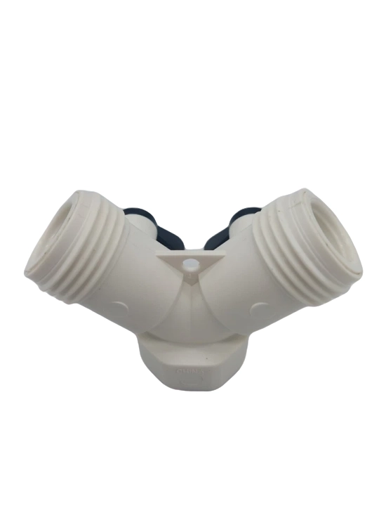 6 Universal 3/4" Faucet & Hose 2-Way Y Splitter Connector Adjustable Water Valve - Image 3