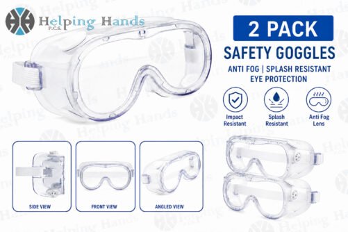 2 x Safety Goggles Anti Fog Splash Resistant Safety Goggles, Eye Protection
