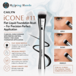 Cailyn iCONE #11 Flat Liquid Foundation Brush. For Precision-Perfect Application