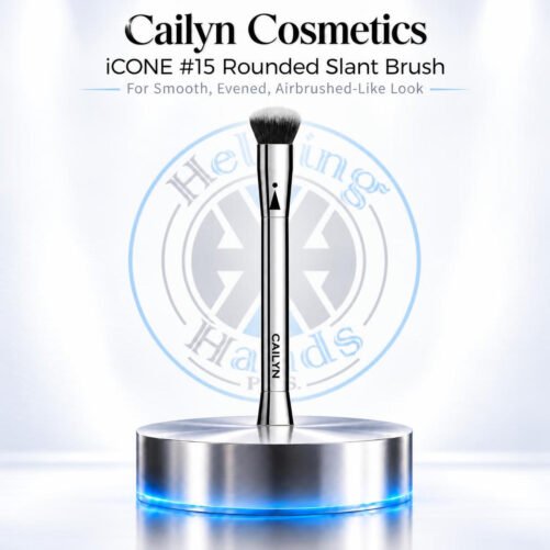 Cailyn iCONE #15 Rounded Slant Brush - For Smooth, Evened, Airbrushed-Like Look