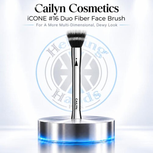 Cailyn iCONE #16 Duo Fiber Face Brush - For A More Multi-Dimensional, Dewy Look