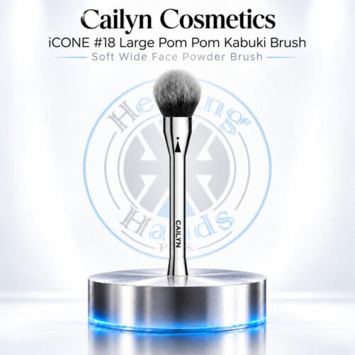 Cailyn iCONE #18 Large Pom Pom Kabuki Brush - Soft Wide Face Powder Brush