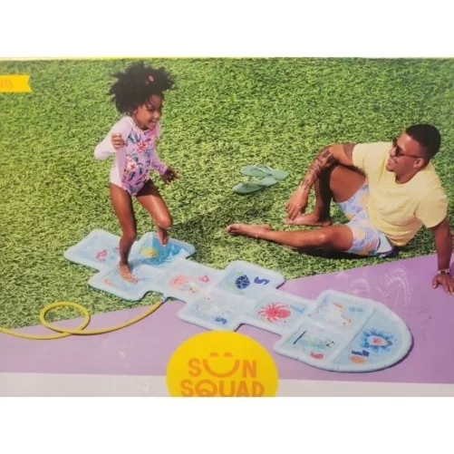 New - Hopscotch Splash Pad Sprinkler 7 ft - Cool Active Play