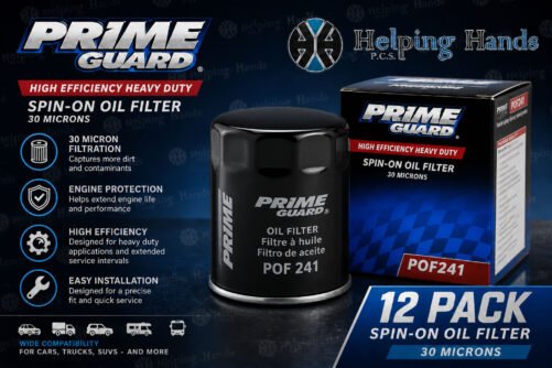 12 Prime Guard POF241 High Efficiency Heavy Duty Spin-On Oil Filter 30 Microns