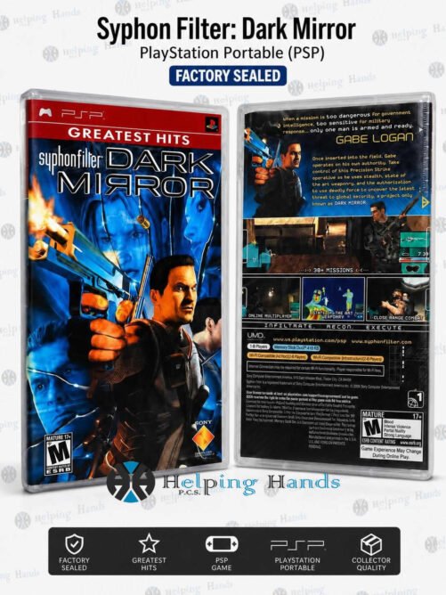 NEW Syphon Filter: Dark Mirror - PlayStation Portable (Psp) - Factory Sealed