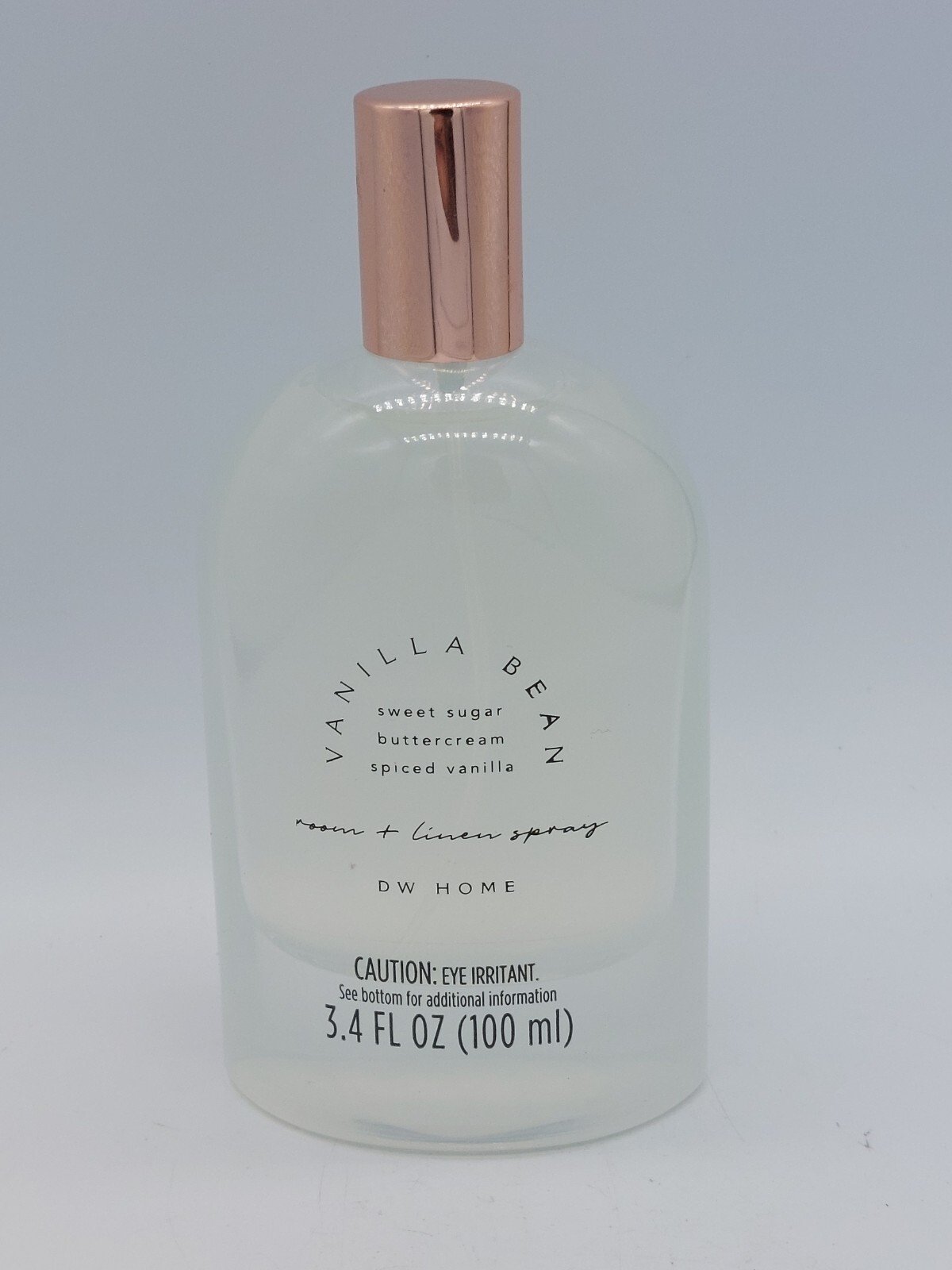 DW Home Glass VANILLA BEAN Long Lasting Scented Room & Linen Spray 3.4oz - Image 2
