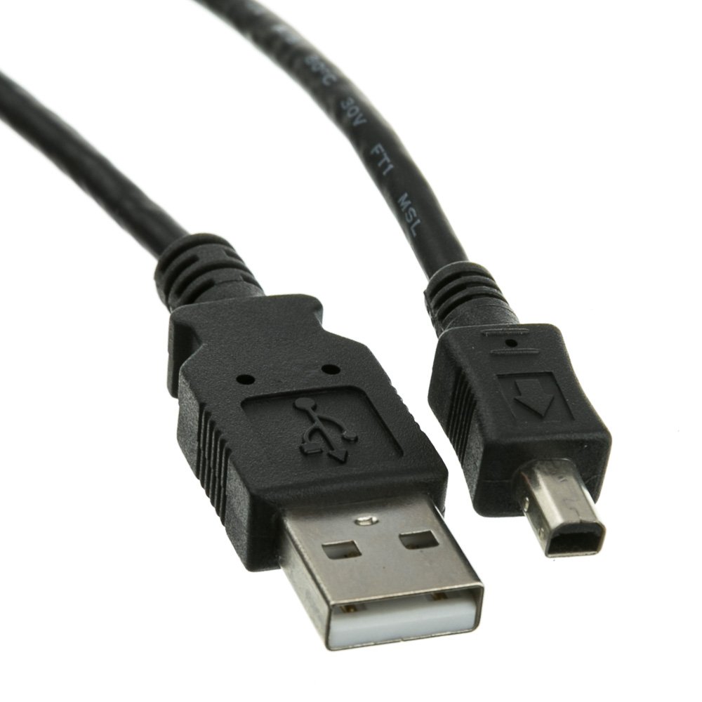 2 New 6ft Digital Video Camera USB 2.0 Cable, Type A to Mini B 4 Pin Black - Image 5