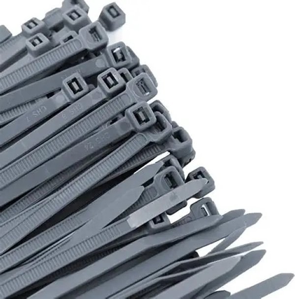 1000 Act Gray High-Quality UV Nylon ACAL-07-50-8-C - 7 in 50 lbs Cable Ties - Image 7