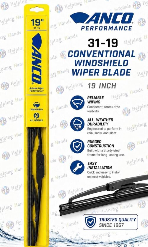 Anco - 31-19 Performance Conventional Windshield Wiper Blade Series 31 - 19 Inch