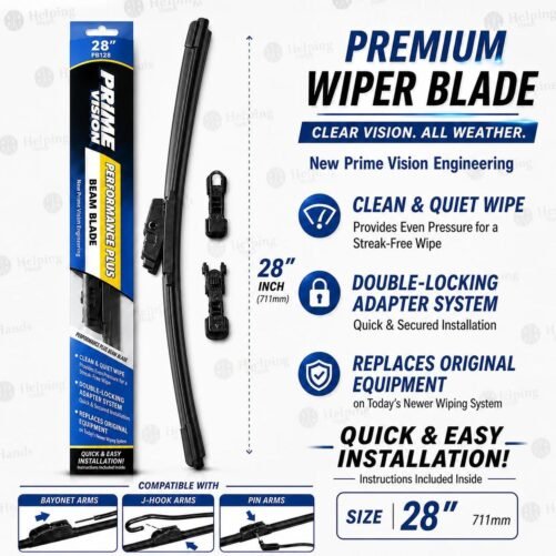 Performance Plus All Weather Wiper Beam Blade - J-Hook Bayonet Pin U1 - 28 Inch