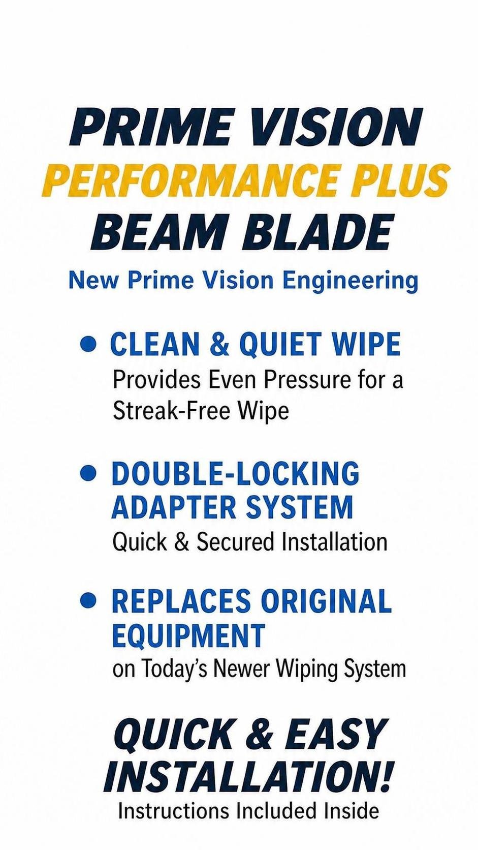 Performance Plus All Weather Wiper Beam Blade - J-Hook Bayonet Pin U1 - 28 Inch - Image 6