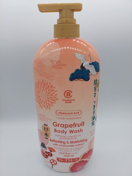 Complexion Boutik Grapefruit Chamomile + Hyaluronic Acid Moisturizing Body Wash