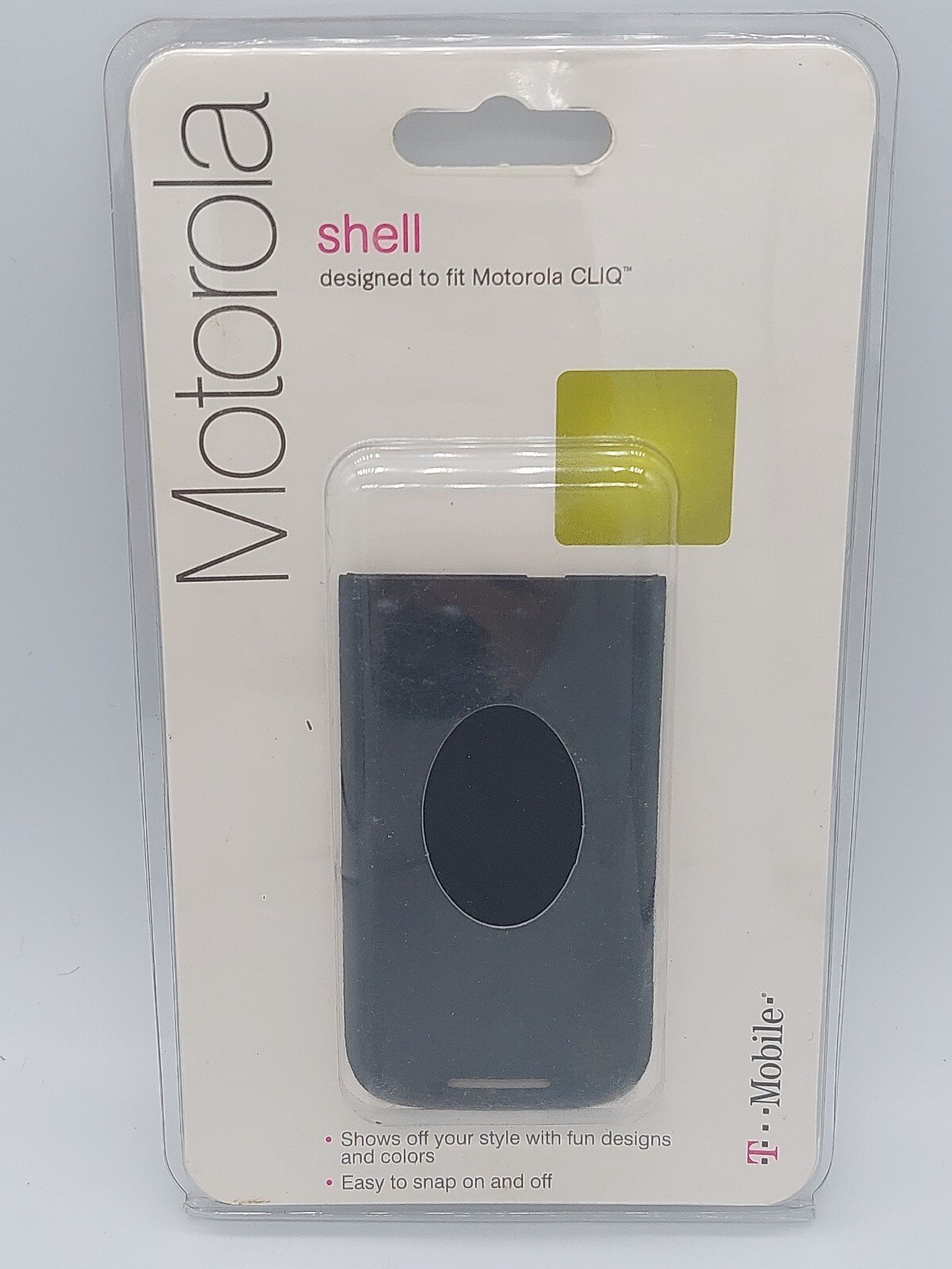 3 NEW OEM Back Battery Shell For Motorola Cliq (T-Mobile) Smartphone - BLACK - Image 2