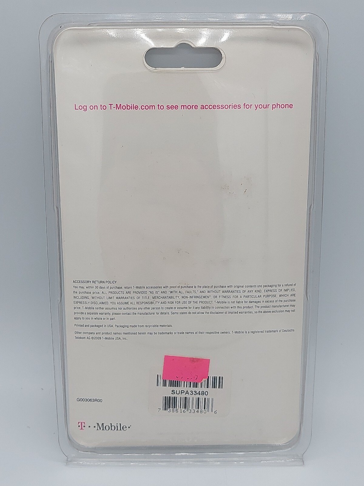 3 NEW OEM Back Battery Shell For Motorola Cliq (T-Mobile) Smartphone - BLACK - Image 3
