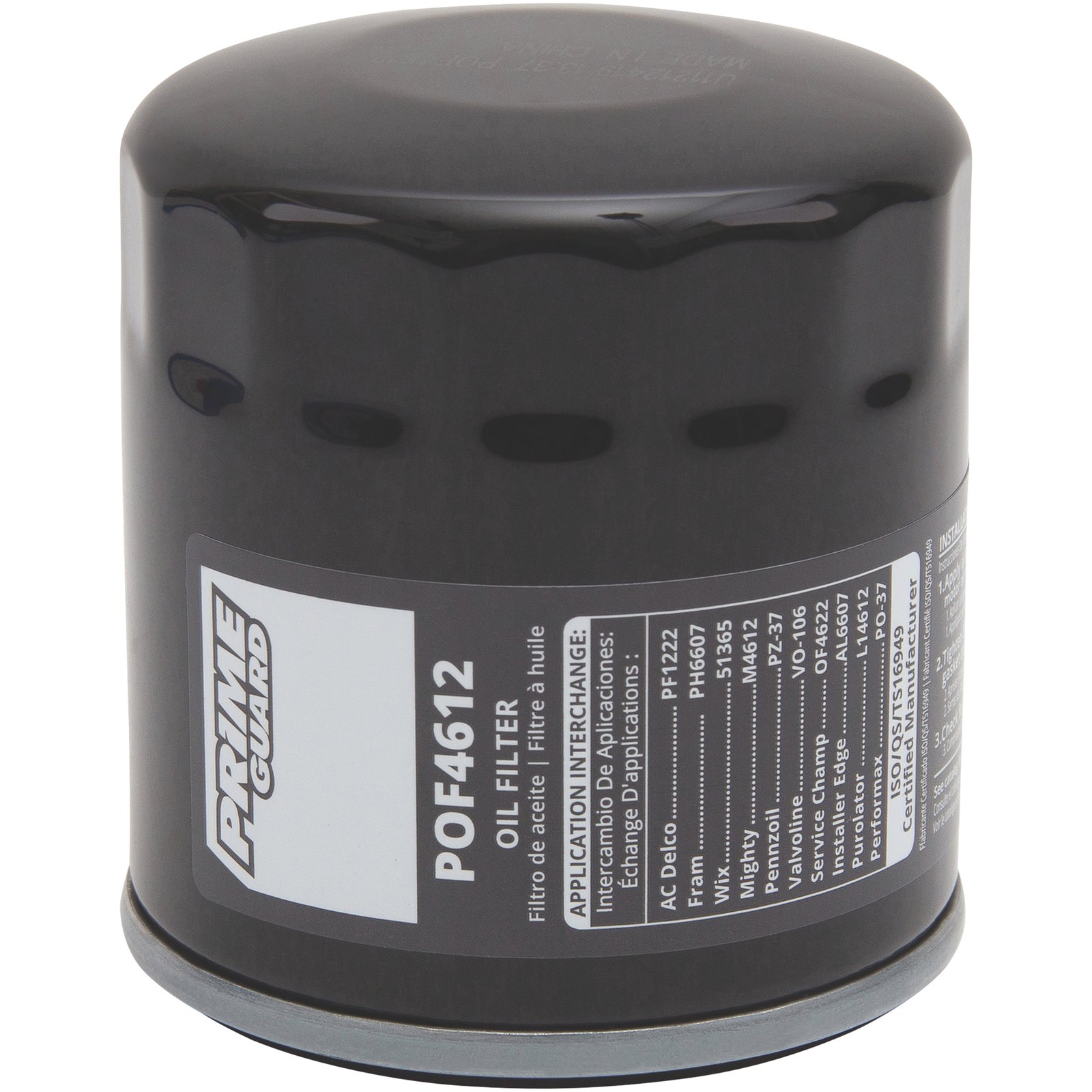 Prime Guard POF4612 High Efficiency Heavy Duty Spin-On Oil Filter 30 Microns - Image 2