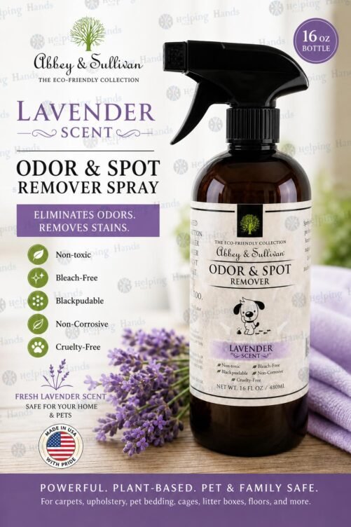 Abbey & Sullivan “Lavender” Scent Odor & Spot Remover Spray 16 oz