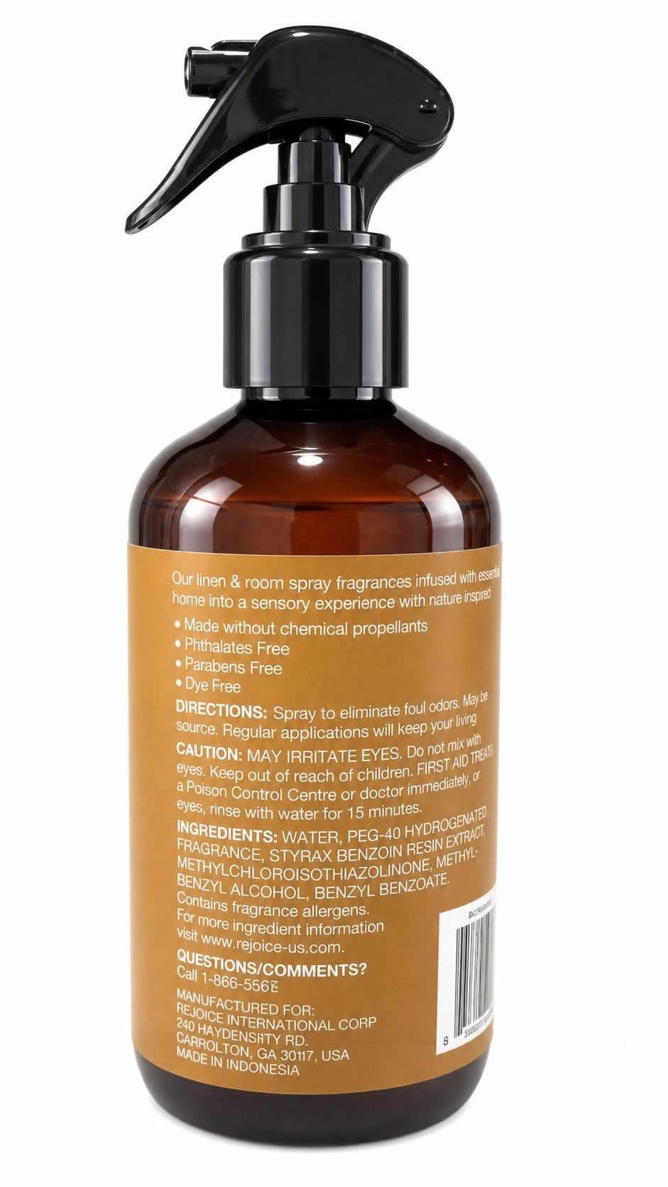 Brown Vanilla Sugar Scent Linen/Room Spray Sweet Vanilla Molasses Essential Oil 8oz - Image 2