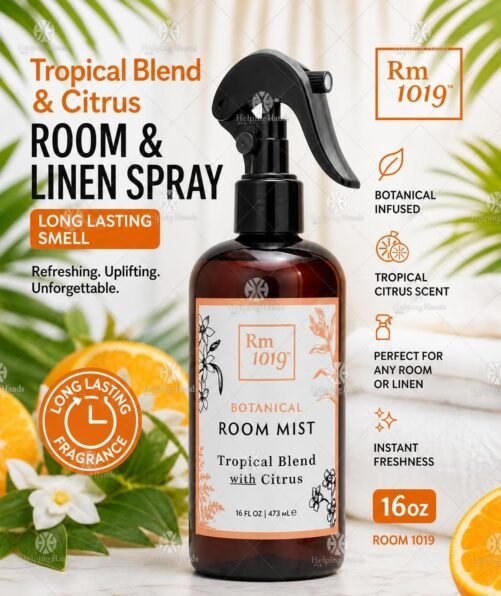 Large Room 1019 Tropical Blend & Citrus Room & Linen Spray Long Lasting Smell