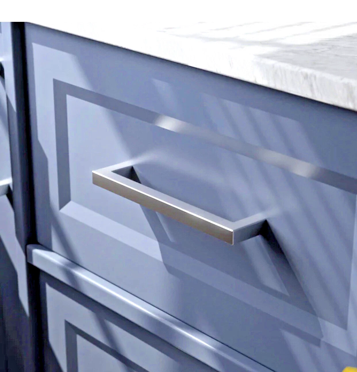 10 - Bar Pull 5-1/16 in Center-to-Center Stainless Steel Cabinet Pull 5-1/2 in - Image 6