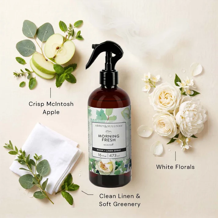 Abbey & Sullivan "Morning Fresh" Luxury Room & Linen Spray Long Lasting 16 oz - Image 2