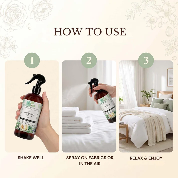 Abbey & Sullivan "Morning Fresh" Luxury Room & Linen Spray Long Lasting 16 oz - Image 4