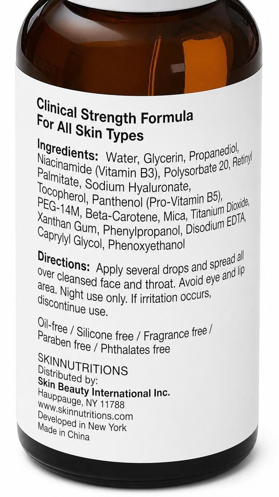 Skin Nutrition Botanicals Double Strength Retinol Night Repair Serum 1.0 oz - Image 4