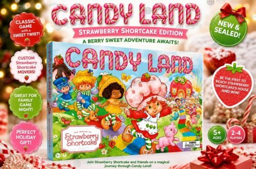 Candy Land: Strawberry Shortcake Board Game New Sealed Holiday Fun