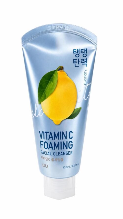 IOU Vitamin C Foaming Facial Cleanser by Welcos 120ml / 4.23 Oz. Elasticity